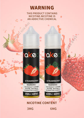 Vape Liquid Dầu thuốc lá điện tử Vị dâu 5mg 6mg Nicotine MSDS