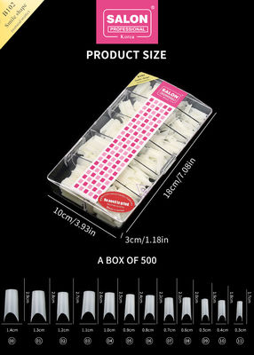 ABS chuyên nghiệp Full Cover Gel móng nhân tạo Long Square Press trên móng để mở rộng móng hoàn hảo