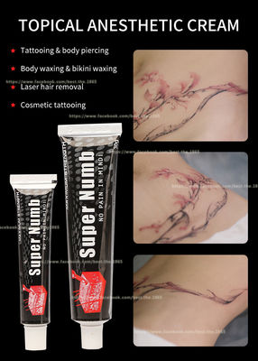 Kem ủ tê Super Numb Chất lượng tốt Dùng cho phun xăm môi, lông mày, mí mắt, chứa Lidocaine