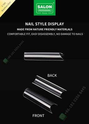 Pháp/C Vòng Cung Kéo Dài Tre Rõ Ràng Sai Đầu Móng Tay Làm Móng Đầu Cho Nail Art Salon