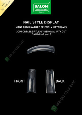 Salon làm đẹp giả đại bàng tháng vuông đầu móng tay Pháp sản xuất acrylic dài nửa bìa đầu