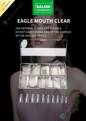 Salon làm đẹp giả đại bàng tháng vuông đầu móng tay Pháp sản xuất acrylic dài nửa bìa đầu