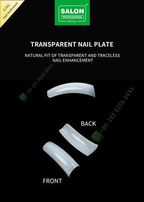 Thẩm mỹ viện làm đẹp giả đại bàng tháng đầu móng tay Pháp Sản xuất acrylic nửa đầu dài cực kỳ che đầu