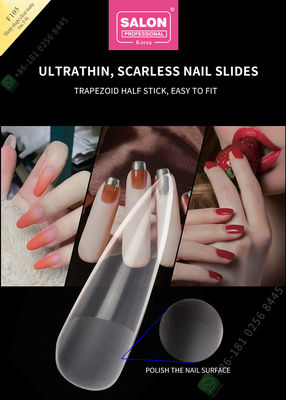 500 cái Matte Lady Nhân tạo Một nửa Mẹo làm móng và Bìa đầy đủ Móng giả