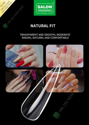 ABS Mùi Trái Cây Hình Dạng Sắc Nét Mờ Nữ Phong Cách Pháp Nhân Tạo Móng Tay Giả Nửa Đầu Và Che Phủ Toàn Bộ Móng Tay Giả