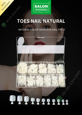 Ngón Chân Móng Tay Bộ Móng Tay Liền Mạch Nữ Phong Cách Pháp Nhân Tạo Móng Tay Giả Nửa Đầu Và Full Cover Móng Tay Giả