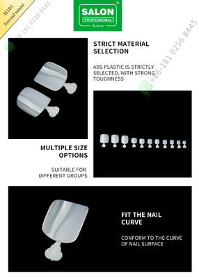 Ngón Chân Móng Tay Bộ Móng Tay Liền Mạch Nữ Phong Cách Pháp Nhân Tạo Móng Tay Giả Nửa Đầu Và Full Cover Móng Tay Giả