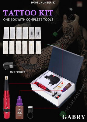 Bộ máy trang điểm vĩnh viễn lông mày quay với kim hộp mực Thunderlord