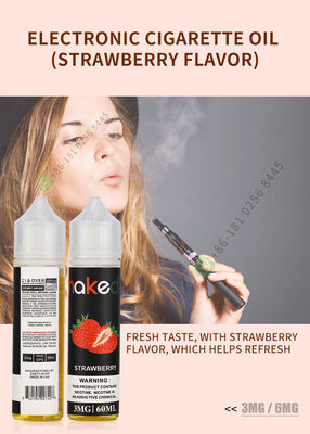 60ml Nước ép hơi E Chất lỏng cho thuốc lá điện Nước ép bốc hơi Hương vị dâu tây