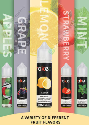 30pg 30ml Thuốc lá điện tử Vaping Liquid Tùy chỉnh hương vị chanh