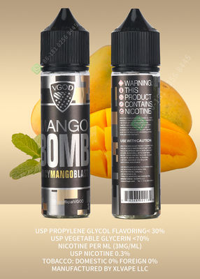 VGOD Vape Juice E-Liquid Thuốc lá điện tử Nicotine nguyên chất Vaping Liquid Refill Smoke Juice Hương vị 60ml