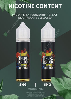 TROPX Xplod E-Juice E Cig Vaping Liquid Tùy chỉnh hương vị cam E-Liquid