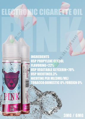 Hương vị thuốc lá 12mg Nic Salt Vape Juice với các thành phần khác nhau