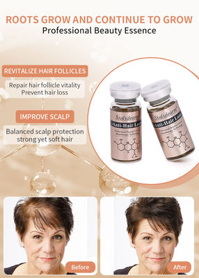 Thiết lập huyết thanh chống rụng tóc Không cần kim Phương pháp mesotherapy cho tóc tái phát 10ml / chai Nhãn riêng