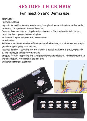 OEM Stalidearm sửa chữa tóc huyết thanh tăng trưởng tóc chống rụng tóc mesotherapy huyết thanh tiêm 5ml