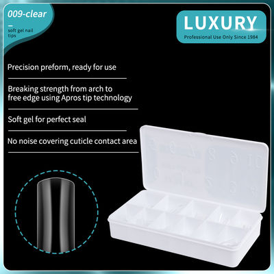 500pcs Long Ballerina Square Shape Press On Nails Half Cover Món đinh giả cho phụ nữ