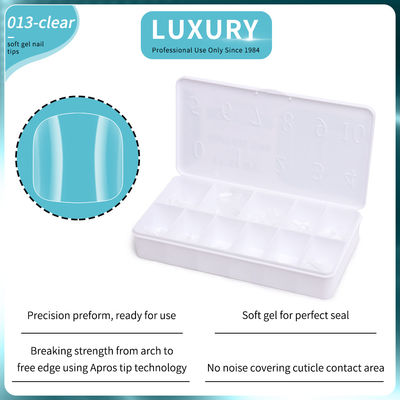 Gel móng chân đặt đầy đủ bao phủ Gel móng chân trong 11 kích cỡ Acrylic móng chân giả