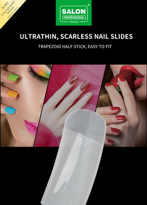 Món tay giả chuyên nghiệp Natural Clear Color Full Cover Artificial Finger Nails Half Cover Món tay giả Pháp