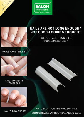 Quadrat Full Covered Ultra-Thin ABS False Nail for Salon Nail Extensions Easy DIY Nail Art tại nhà