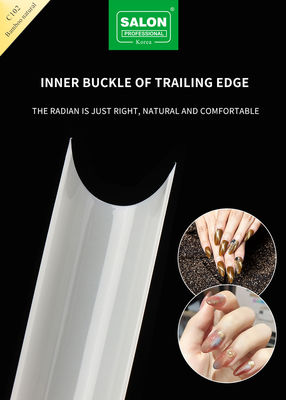 Quadrat Full Covered Ultra-Thin ABS False Nail for Salon Nail Extensions Easy DIY Nail Art tại nhà