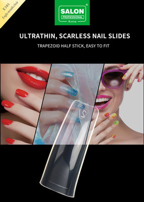 Professional Nail Full Cover Clear ABS Eagle Mouth Clear Trong 12 kích cỡ Cho DIY Salon làm tay