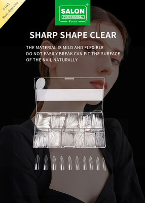 Long Soft Gel Almond trên móng 12 kích cỡ hình dạng sắc nhọn Acrylic Tips móng để mở rộng móng