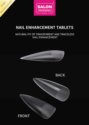 Matte Clear Almond Nails Extra Long Stiletto False Nails Hình dạng sắc nhọn Acrylic Mẹo móng giả cho nghệ thuật móng