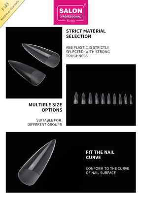Matte Clear Almond Nails Extra Long Stiletto False Nails Hình dạng sắc nhọn Acrylic Mẹo móng giả cho nghệ thuật móng