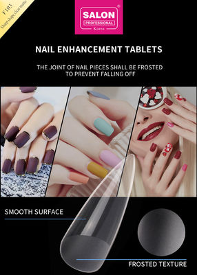 Matte Clear Almond Nails Extra Long Stiletto False Nails Hình dạng sắc nhọn Acrylic Mẹo móng giả cho nghệ thuật móng
