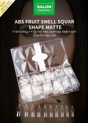 Professional ABS sắc nét hình dạng móng giả đầy đủ rõ ràng Acrylic móng giả mẹo 12 kích cỡ cho nhà DIY