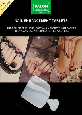 Màu sắc tự nhiên móng chân giả thiết lập đầy đủ trang trí Acrylic móng chân cho Salon-Finish nail art