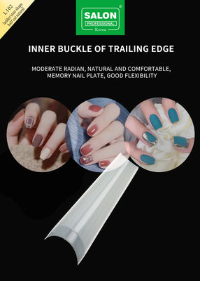 Mẹo nửa trang bìa Bộ phụ kiện làm móng không may Ultra-thin nail extensions DIY Nail Art