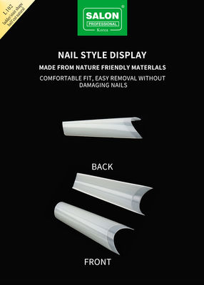 Mẹo nửa trang bìa Bộ phụ kiện làm móng không may Ultra-thin nail extensions DIY Nail Art
