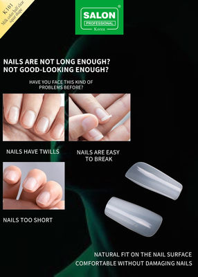 500pcs/Box ABS Salon chuyên nghiệp móng giả cho nghệ thuật móng DIY