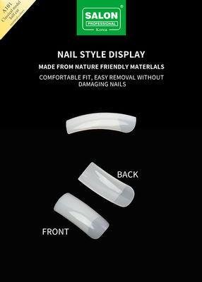 DIY nghệ thuật màu tự nhiên Full Cover móng giả cho mở rộng móng 500pcs / hộp