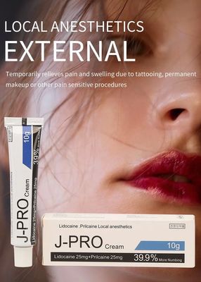 10g J-PRO Numb Cream Tattoo Numbing Cream for Pain Relieve and Reduce Pain