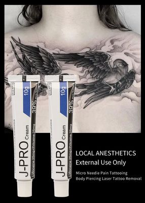 10g J-PRO Numb Cream Tattoo Numbing Cream for Pain Relieve and Reduce Pain