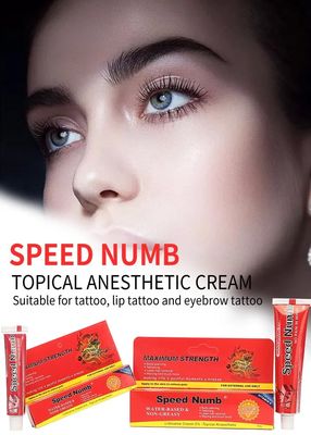 Speed Numb Premium 10g/pcs Tattoo Numbing Cream for Fast Numbing and Semi-Permanent Makeup