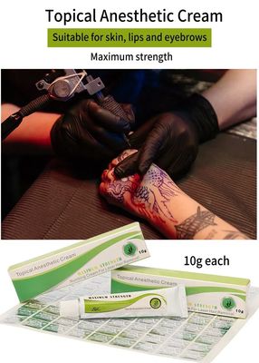 Kem ủ tê hình xăm 10g cho 3-4 giờ không đau với độ dày 2-3mm và thời gian ủ 50-60 phút
