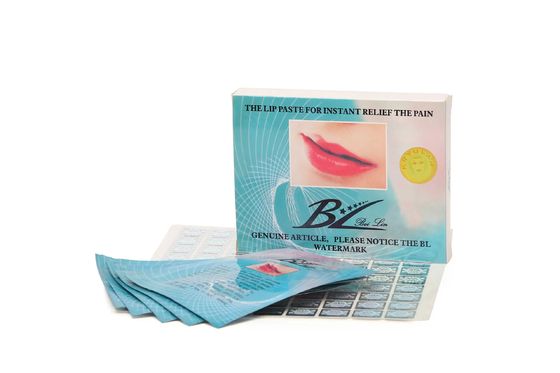 12 Miếng/Hộp Miếng Dán Gây Tê Môi Không Dùng Một Lần với Hiệu Quả Thực Tế để Giảm Đau và Gây Tê Nhanh