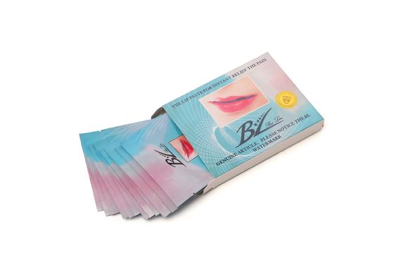 12 Miếng/Hộp Miếng Dán Gây Tê Môi Không Dùng Một Lần với Hiệu Quả Thực Tế để Giảm Đau và Gây Tê Nhanh