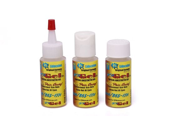 Gel làm tê hình xăm có tác dụng nhanh với 2% lidocaine và 1,5% tetracaine để giảm đau tối đa