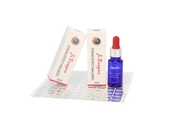 Dung dịch tê nhanh xăm Jilong 20ml/chai giảm đau, cầm máu và ngăn ngừa dị ứng