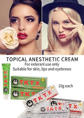 Tktx Numb Cream 55% 75% Original Tattoo Anesthetic Ointment Laser Tattoo Tktx Strong Numbing Cream Wholesale OEM Giá nhà máy Màu trắng hồng Tktx Numb Cream