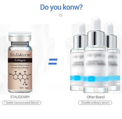 Nhãn hiệu riêng Tinh chất dưỡng ẩm làm trắng da mặt 10ml Serum Collagen hữu cơ