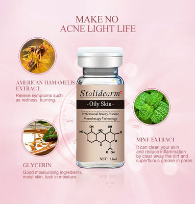 Huyết thanh thảo dược hữu cơ chống mụn trứng cá nhãn tùy chỉnh Dermapen Face Essence cho da nhờn