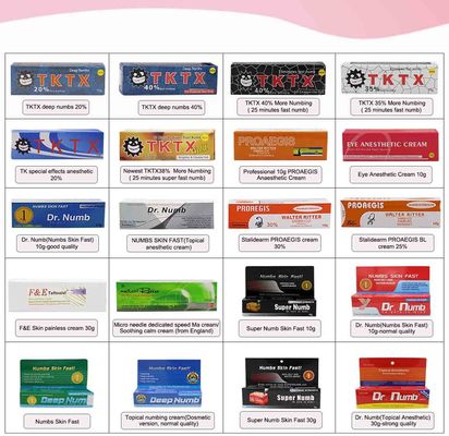 Kem bôi tê F&E 30g Kem trang điểm vĩnh viễn Lidocain cho lớp trang điểm vĩnh viễn Lông mày xăm môi Microneedling