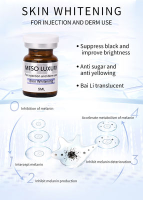 Brightening Skin Whitening Injection 5 chai chống lão hóa cho da