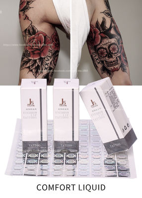 Trong suốt JS Tattoo Tumbing Solution Anti Allergy Tumbing Gel Trang điểm vĩnh viễn chất lỏng tê