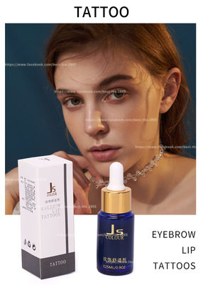 Trong suốt JS Tattoo Tumbing Solution Anti Allergy Tumbing Gel Trang điểm vĩnh viễn chất lỏng tê